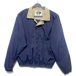 Tee 2 Ski Lightweight Jacket Men's Extra Large Blue Polyester Full Zip